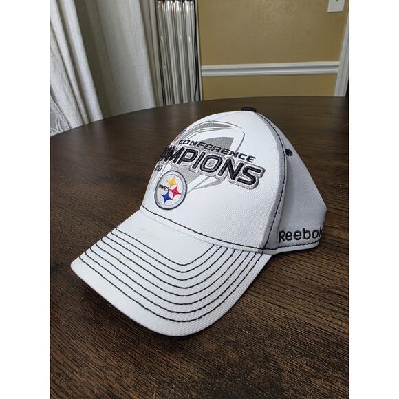 Pittsburgh Steelers Hat Cap Snap Back Trophy Collection NFL Football Super Bowl - Picture 2 of 16